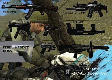 Rebel handed Weapons