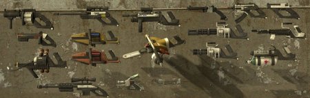 Alien Swarm Weapons and items