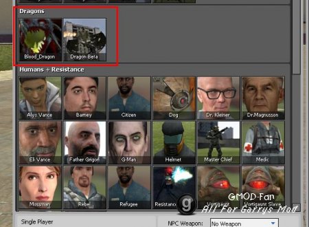 Dragons snpcs fixed + icons