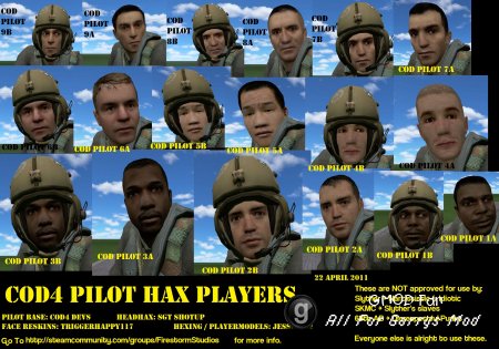 CoD4 Pilot Citizen PlayerModels