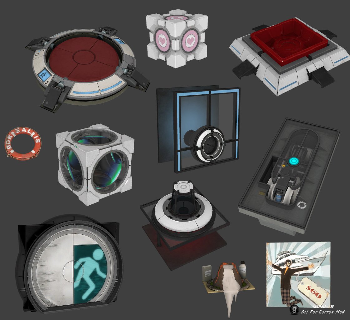 Portal 2 все предметы (120) фото