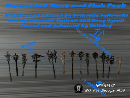 Tes:III Mace and Club Pack