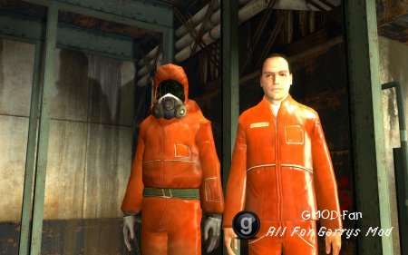 Aperture Science HazMat worker