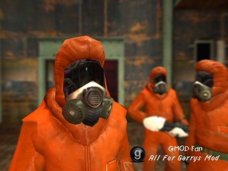 Aperture Science HazMat worker