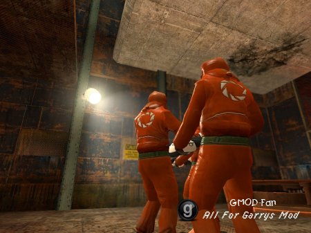 Aperture Science HazMat worker