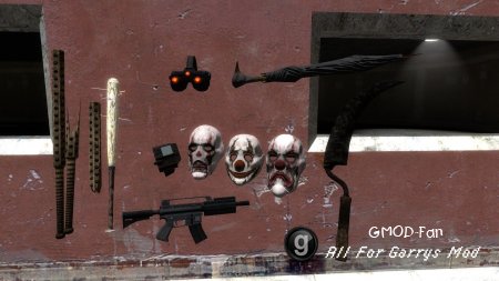 Batman Arkham City weapons and items