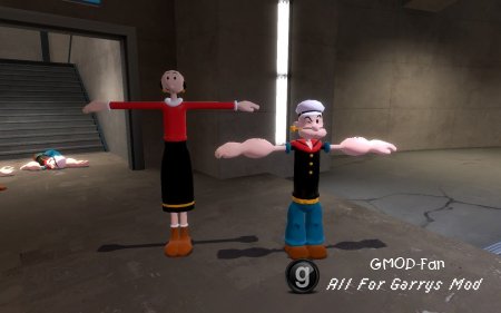 Popeye and Olive Oyl