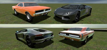 Dodge Charger + Lamb.Aventador