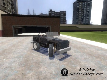 Canard en Criss's Jeep