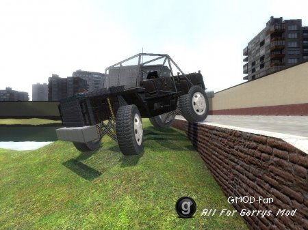 Canard en Criss's Jeep