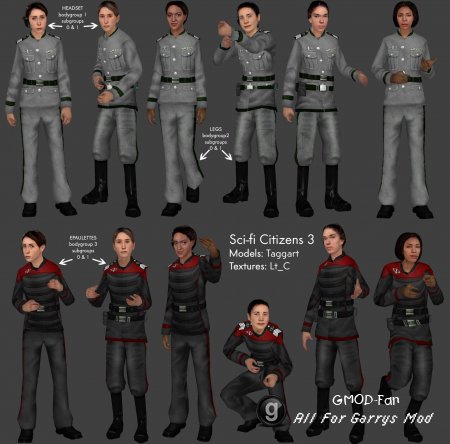 Sci-Fi Uniforms v3