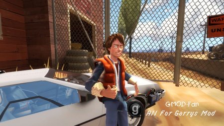 Emmet Brown and Marty McFly