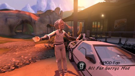 Emmet Brown and Marty McFly