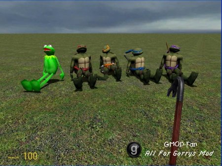 TMNT + Kermit the Frog