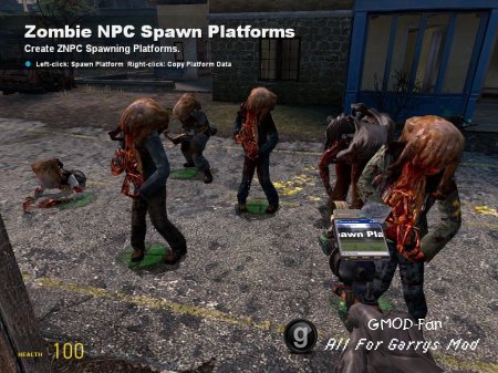 Zombie NPC Pack Spawn Platform