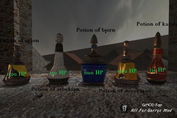 Restoration potions V1