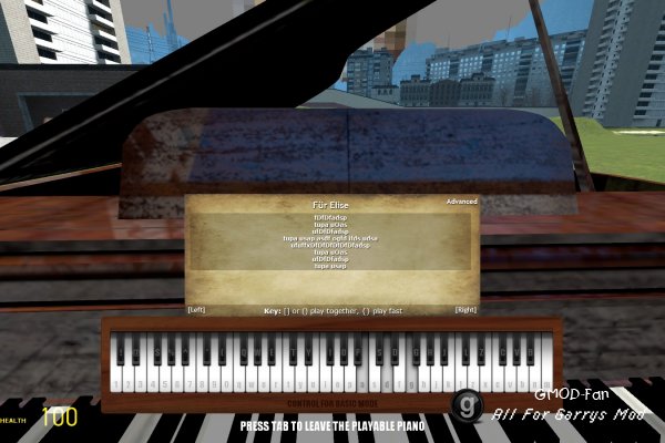 Playable Piano