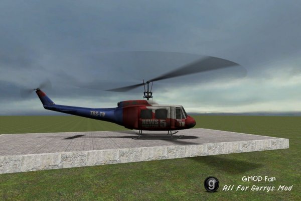 Физическая модель вертолета из Left 4 Dead