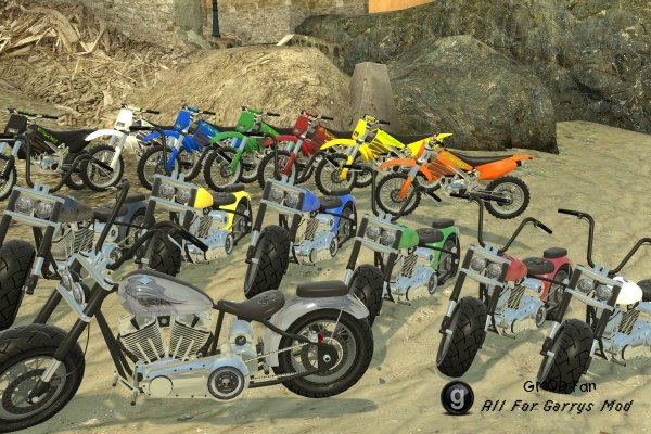 Ace's Fully posable Gta4 Bikes