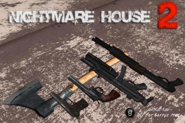 Рескин стандартного оружыя на оружые из игры Nightmare House 2