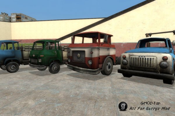 Half-Life 2 Driveable Vehicles