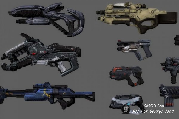 Mass Effect 2 DLC Weapons
