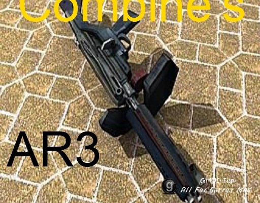 Combine AR3 Machine Gun
