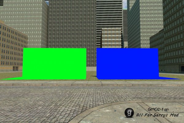 Chromakey prop [Green and blu]