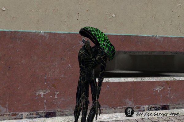Classic Grid Alien
