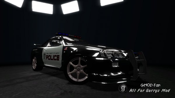 Police Nissan Skyline R34 TDM skin