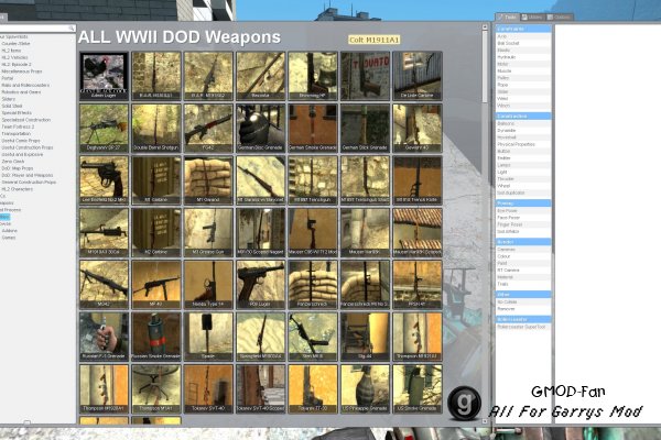 All WWII DOD Weapons For Gmod 13