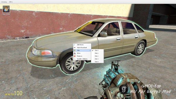 Black Mesa Driveable Vehicles