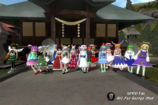 Touhou Model Pack