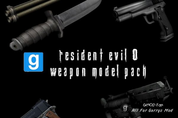 Resident Evil Zero Weapon Model Pack