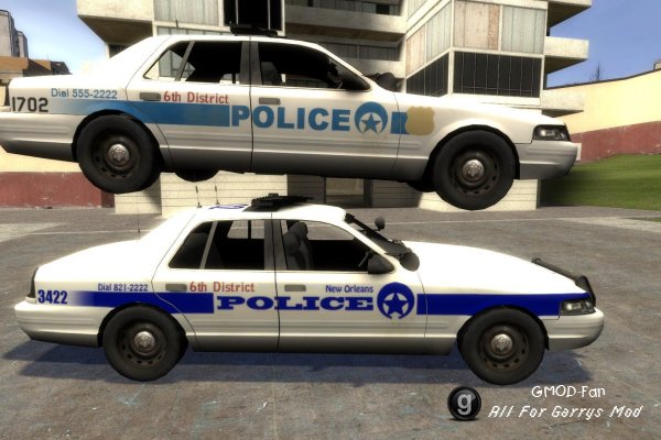 L4D2 New Orleans police car hexed