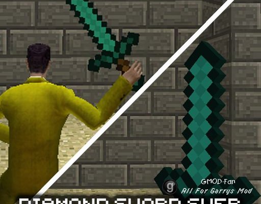 MineCraft sword SWEP