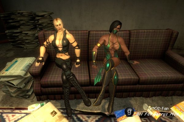 Скины Jade и Sonya из Mortal Kombat 9