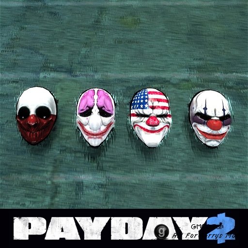 Payday 2 Clown Masks