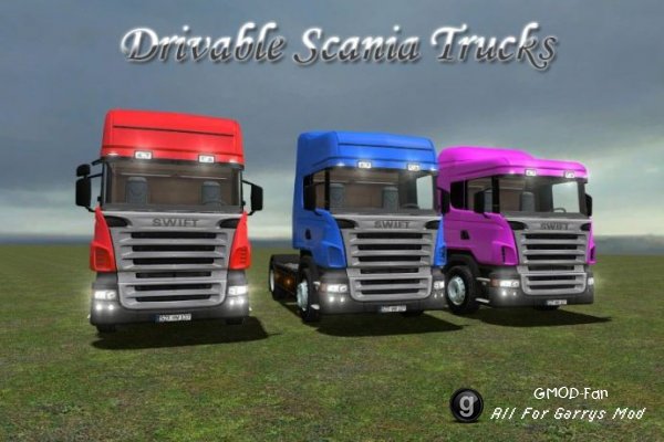 Drivable Scania Trucks Pack by TDM