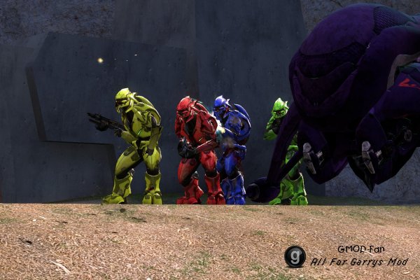 Halo 3: Elite Ragdoll/Playermodel/NPCs