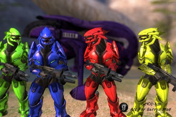 Halo 3: Elite Ragdoll/Playermodel/NPCs