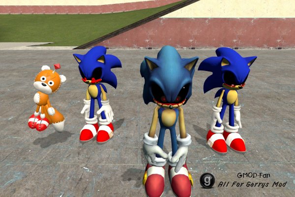 Три модели Sonic.EXE +Tails Doll
