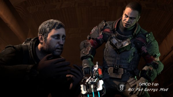 Dead Space 3: Isaac Clarke and John Carver