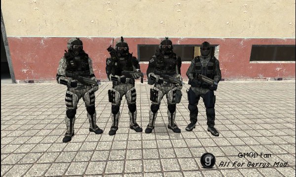 Crysis C.E.L.L. Assault Operative NPCs and Playermodels