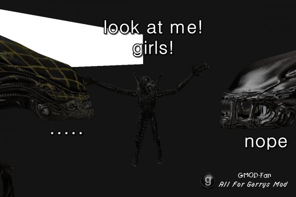 AvP Alien ragdoll