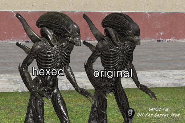 AvP Alien ragdoll