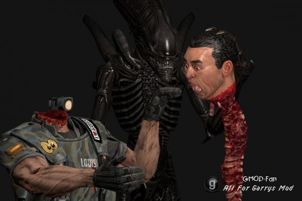 AvP Alien ragdoll