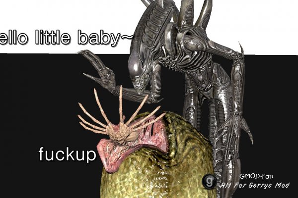 AvP Alien ragdoll