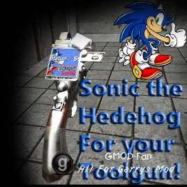 Sonic the hegehog for your toolgun! (skin)