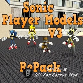 Sonic Player Models V3 and V2 RePack Обновление.